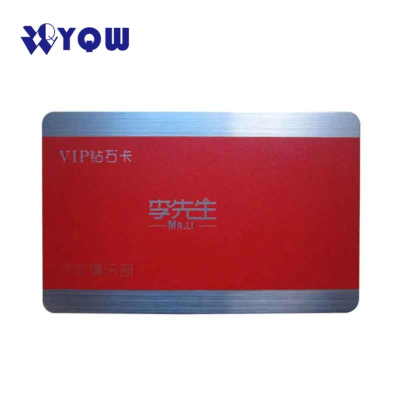 Customized Standard Size Cr80 PVC PETG Material Gift Card Contactless Chip PVC Card IC Smart Card Credit Card Bank Card NFC RFID Card