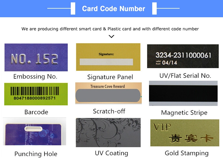 RFID Card 13.56MHz MIFARE (R) DESFire EV1 2K/4K/8K Smart Card NFC Card for Membership Administration