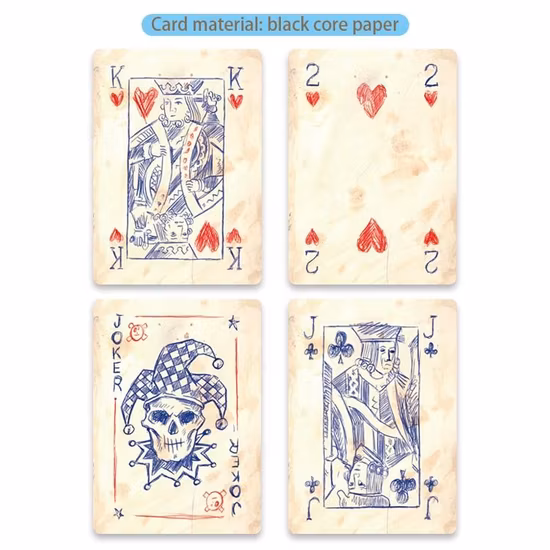 Nuovo design, stampa del logo personalizzato, carta da gioco jolly nera in plastica da poker da casinò