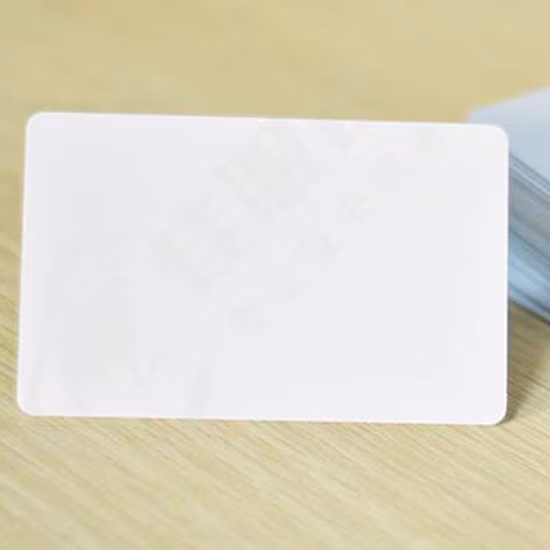 Fornitura di fabbrica, costo economico, carta bianca, 1K, 13,56 MHz, PVC, RFID, smart card NFC